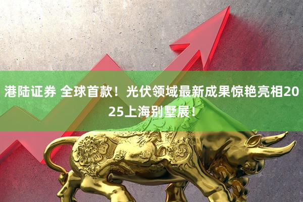 港陆证券 全球首款！光伏领域最新成果惊艳亮相2025上海别墅展！